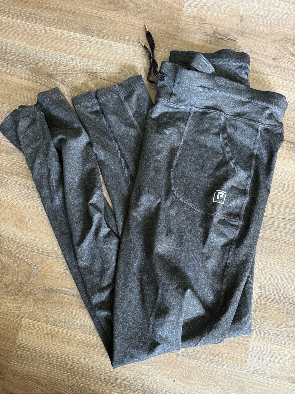 Womens Fila Black Active Jogger Pants